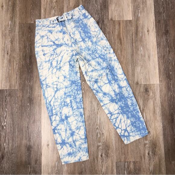 Rachel Comey x Target Light Tie Dye High-Rise Tapered Mom Jeans Size 2 EUC - Picture 7 of 10